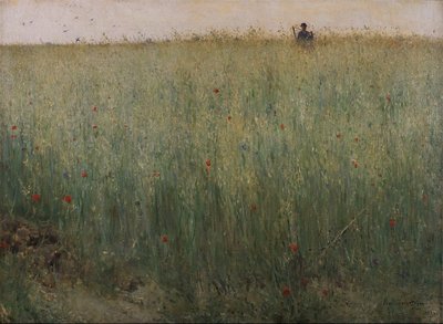 Campo de avena en Grez de Karl Fredrick Nordstrom